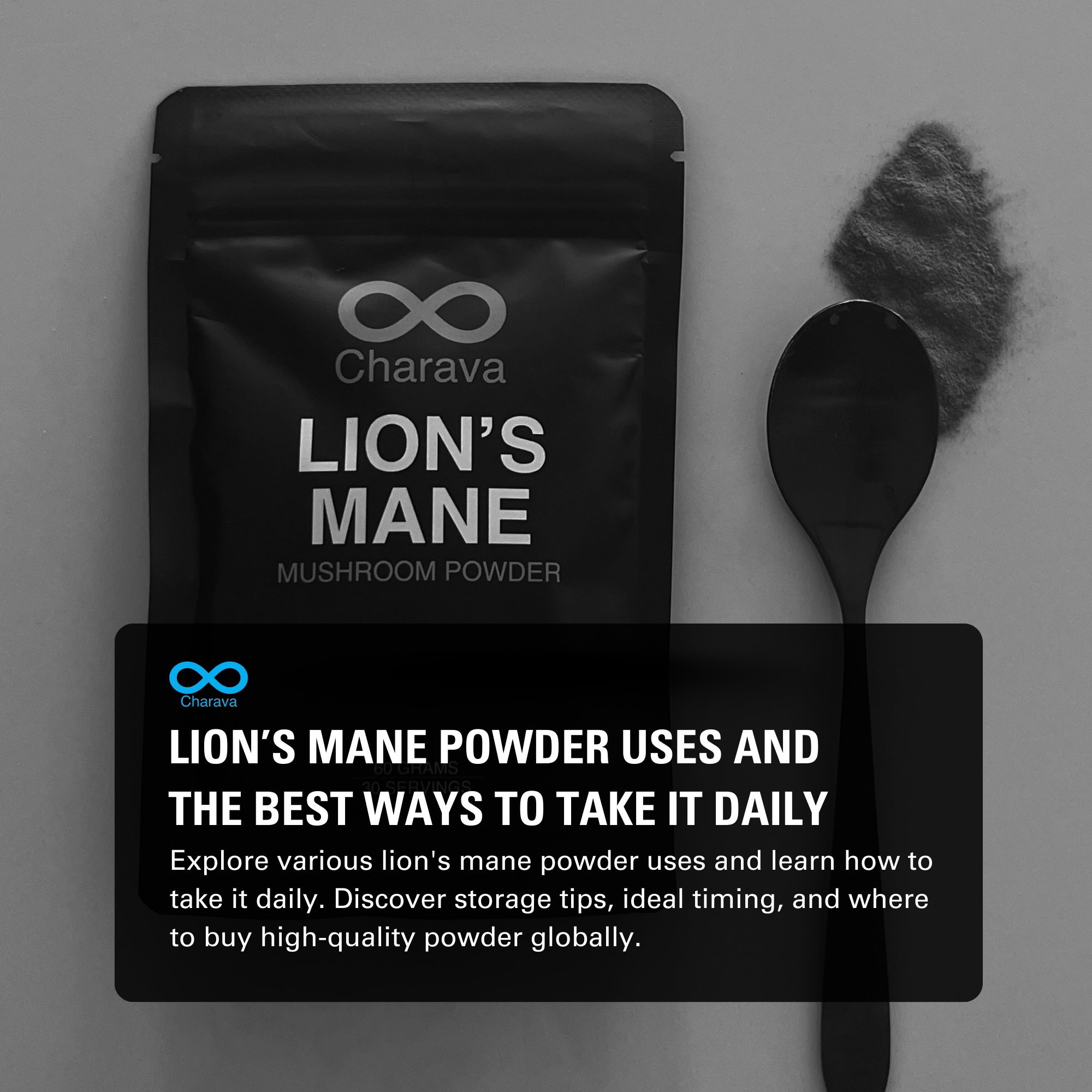 Lion’s Mane Powder Uses & Best Ways to Take It Daily | Charava Global