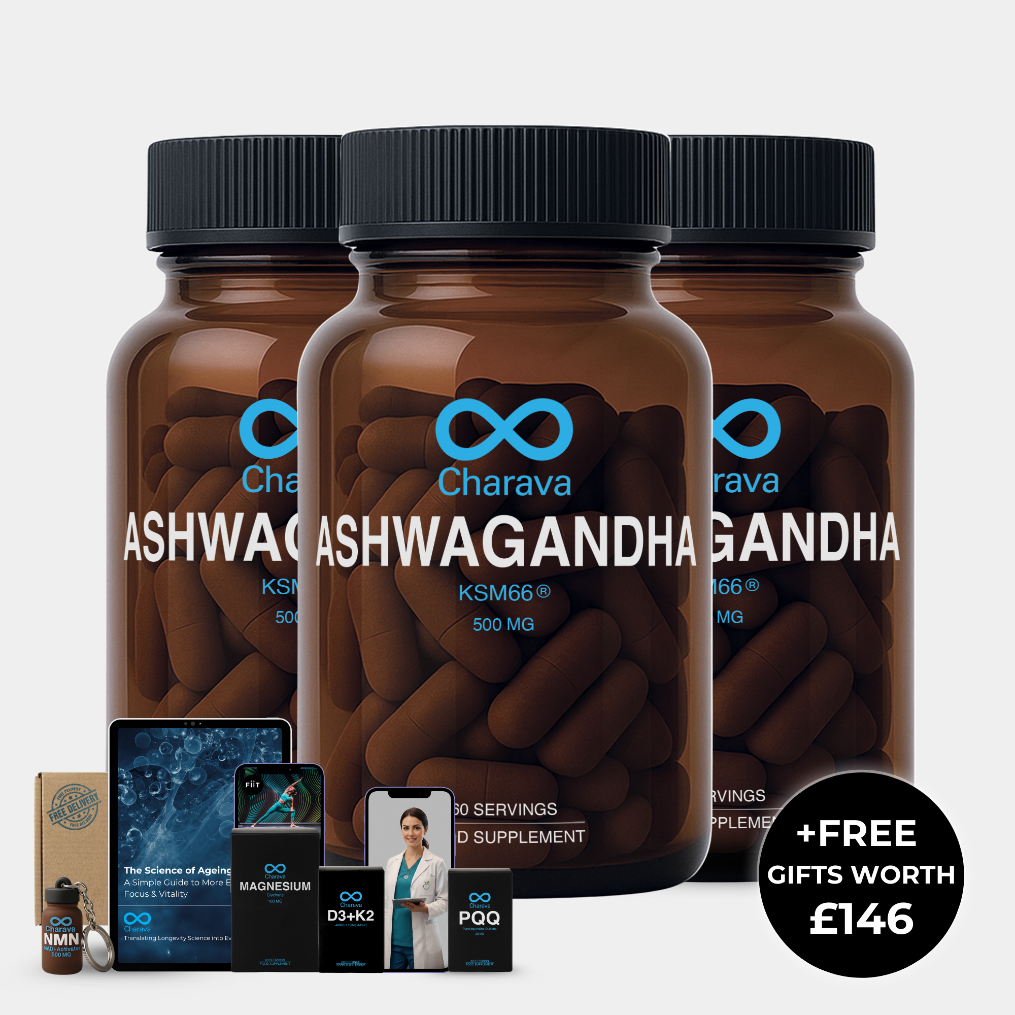 Top Ashwagandha Supplements for Your Stress Relief & Daily Wellness - Charava Global