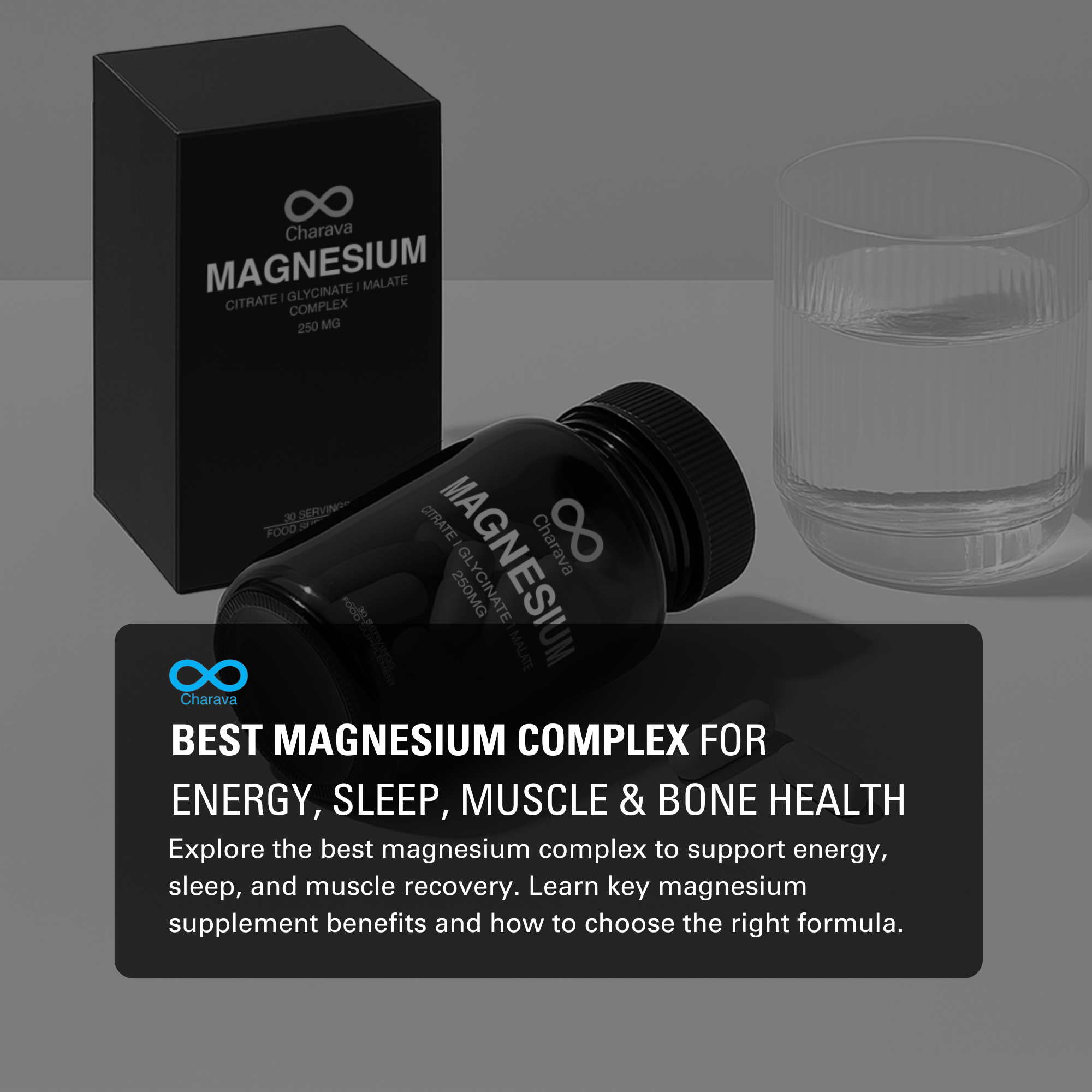 Best Magnesium Complex for Energy, Sleep, Muscle & Bone Health | Charava Global