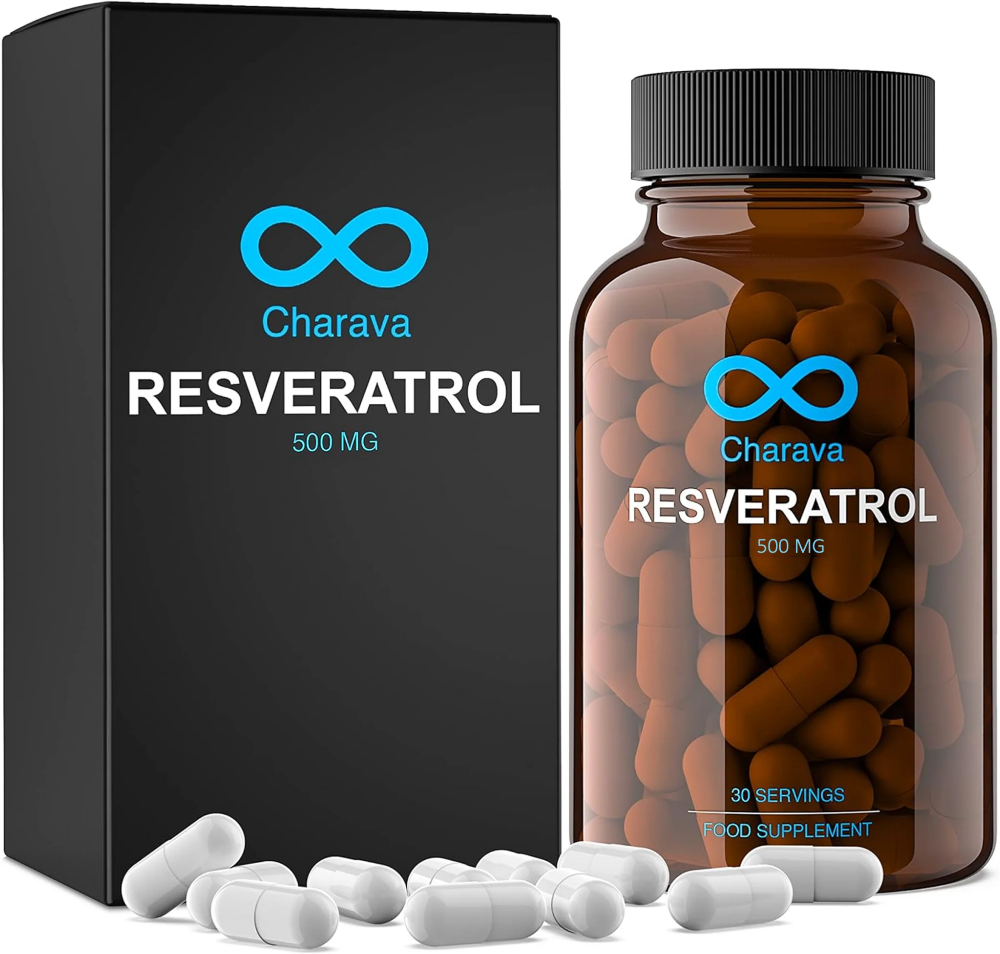 Resveratrol 500mg - Charava UK